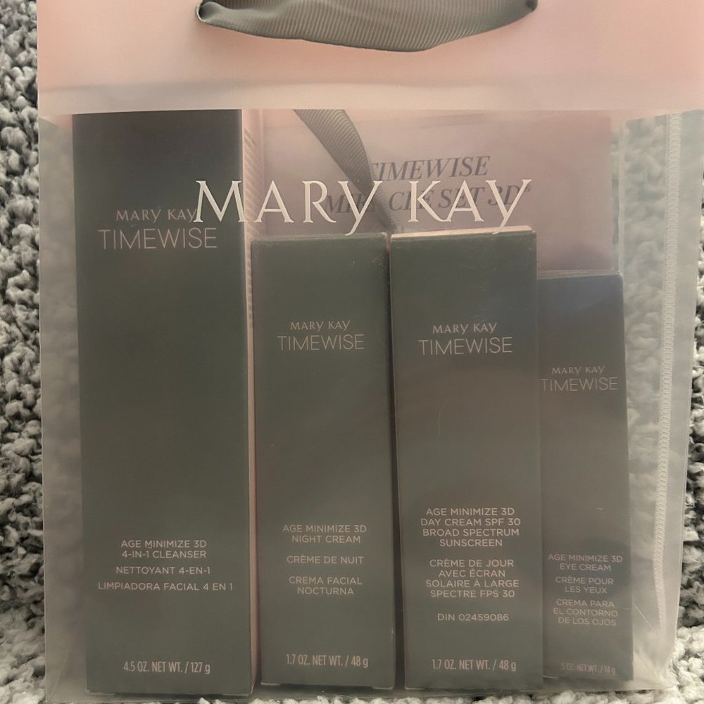 Mary Kay Age Minimize 3D 4 in 1 Cleanser Set